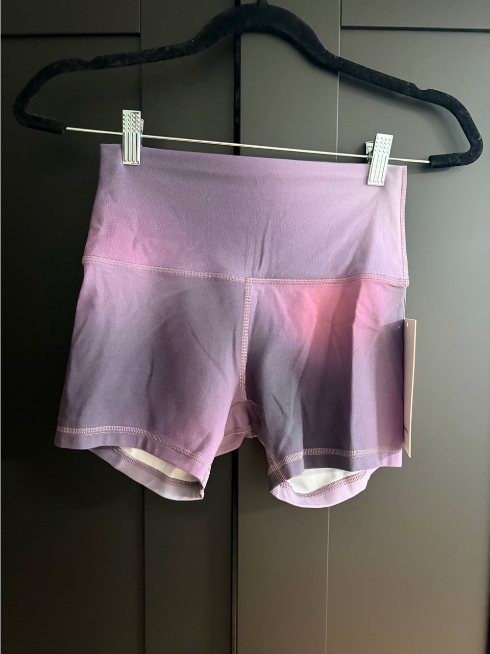 NWT Lululemon Align High-Rise Short 4” Aurora Haze Purple Multi Size 6